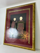 "Wizards with a Cat" Wall Art, Signed, Limited Edition, 125/200 Framed, Matted, Sku: 032962